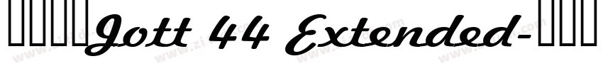 字体名称Jott 44 Extended字体转换
